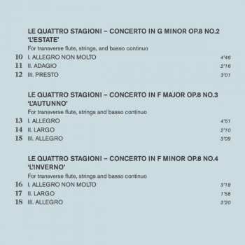 CD Antonio Vivaldi: Le Quattro Stagioni - La Tempesta di Mare - Il Gardellino - La Notte