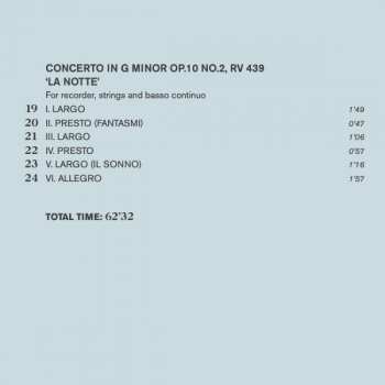 CD Antonio Vivaldi: Le Quattro Stagioni - La Tempesta di Mare - Il Gardellino - La Notte
