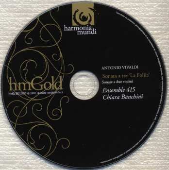 CD Antonio Vivaldi: Sonata A Tre 'La Follia'