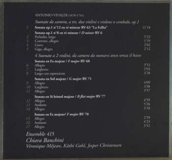 CD Antonio Vivaldi: Sonata A Tre 'La Follia'