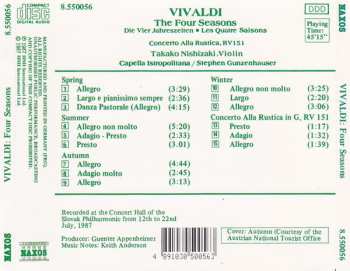 CD Antonio Vivaldi: The Four Seasons, Concerto Alla Rustica In G, RV 151
