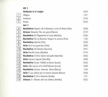 3CD/Dobozkészlet Antonio Vivaldi: Tito Manlio