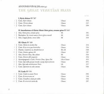 CD Antonio Vivaldi: Vivaldi: The Great Venetian Mass