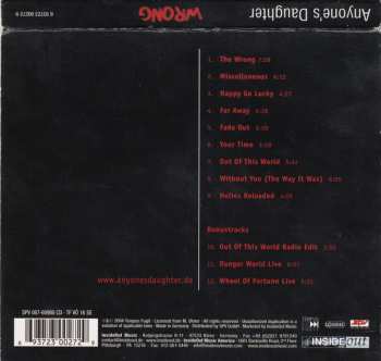 CD Anyone's Daughter: Wrong