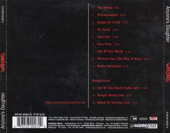 CD Anyone's Daughter: Wrong