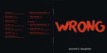 CD Anyone's Daughter: Wrong