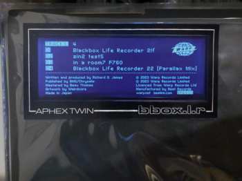 CD Aphex Twin: Blackbox Life Recorder 21f / In A Room7 F760 LTD