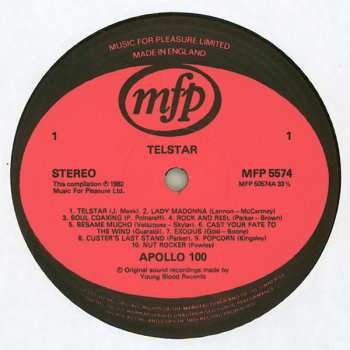 LP Apollo 100: Telstar (20 Pop Classics)