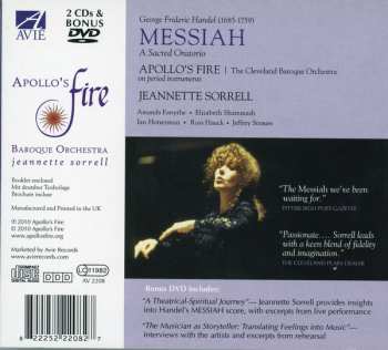 2CD Apollo's Fire Baroque Orchestra: Handel Messiah