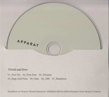 3CD Apparat: Multifunktionsebene, Tttrial and Eror, Duplex