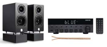 Audiotechnika AQ Audio set WRS MM2 black passive + Fonestar AS-1515