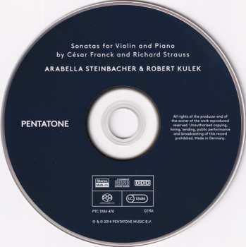 SACD César Franck: Sonatas For Violin And Piano