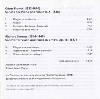 SACD César Franck: Sonatas For Violin And Piano