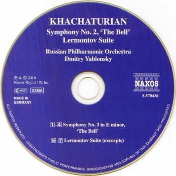 CD Aram Khatchaturian: Symphony No. 2