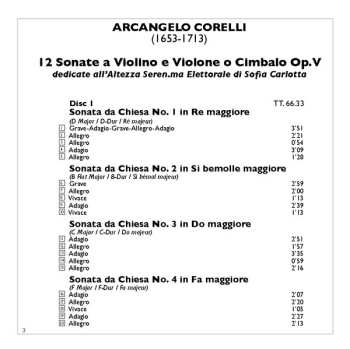 2SACD Arcangelo Corelli: Violin Sonatas Op. 5