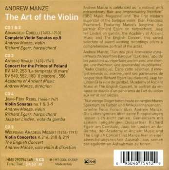 5CD/Dobozkészlet Wolfgang Amadeus Mozart: The Art Of The Violin