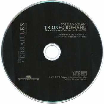 CD Arcangelo Corelli: Trionfo Romano (Fête Romaine En L'Honneur de Louis XIV)