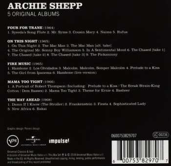 5CD/Dobozkészlet Archie Shepp: 5 Original Albums