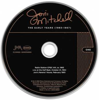 5CD/Dobozkészlet Joni Mitchell: Archives Volume 1: The Early Years 1963-1967 