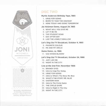 5CD/Dobozkészlet Joni Mitchell: Archives Volume 1: The Early Years 1963-1967 