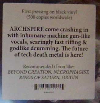 LP Archspire: Relentless Mutation