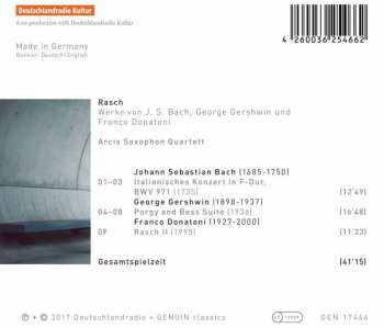 CD Arcis Saxophon Quartett: Rasch