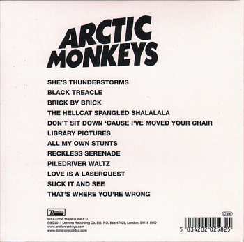 CD Arctic Monkeys: Suck It & See