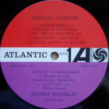 LP Aretha Franklin: Aretha Arrives