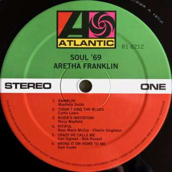 6LP/Dobozkészlet Aretha Franklin: Atlantic Records 1960s Collection