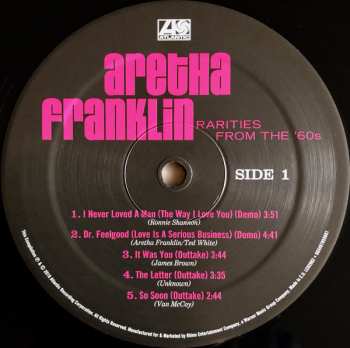 6LP/Dobozkészlet Aretha Franklin: Atlantic Records 1960s Collection