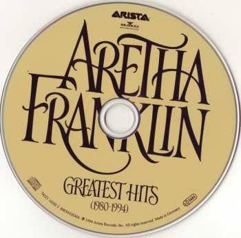 CD Aretha Franklin: Greatest Hits (1980-1994)