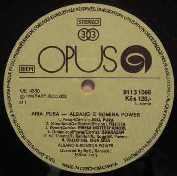 LP Al Bano & Romina Power: Aria Pura