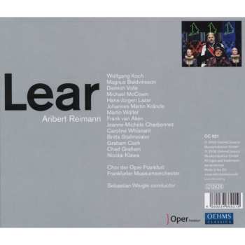 2CD/Dobozkészlet Aribert Reimann: Lear