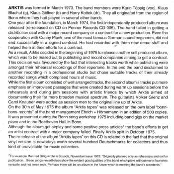 CD Arktis: Arktis Tapes