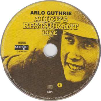 CD Arlo Guthrie: Alice's Restaurant Live