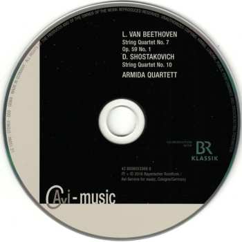 CD Armida Quartett: Beethoven · Shostakovich