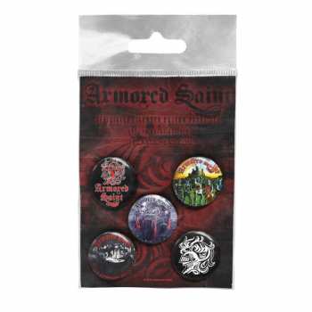 Merch Armored Saint: Kitűző készlet Armored Saint Button Badge Set