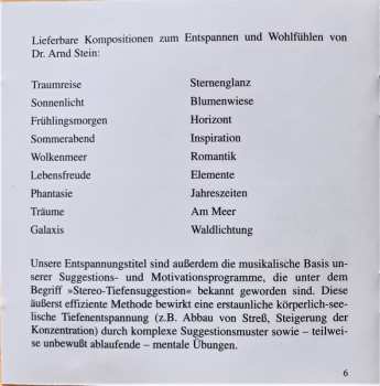 CD Arnd Stein: Schwebende Klänge Vol. 1 - Sanfte Musik Zum Träumen Und Meditieren