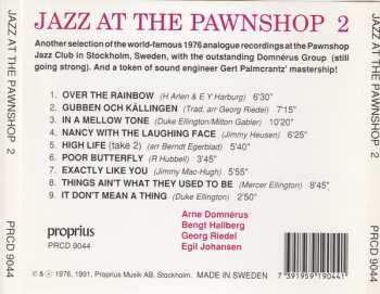 CD Arne Domnérus Jazzgrupp: Jazz At The Pawnshop 2