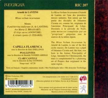 CD Capilla Flamenca: Missa Verbum Incarnatum