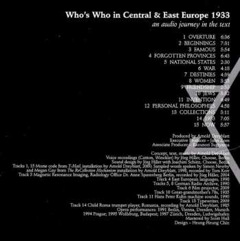 CD Arnold Dreyblatt: Who's Who In Central & East Europe 1933