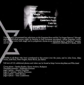 CD Arnold Dreyblatt: Who's Who In Central & East Europe 1933