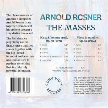 CD Arnold Rosner: The Masses