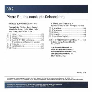 11CD/Dobozkészlet Arnold Schoenberg: Pierre Boulez conducts Schoenberg