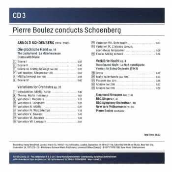 11CD/Dobozkészlet Arnold Schoenberg: Pierre Boulez conducts Schoenberg