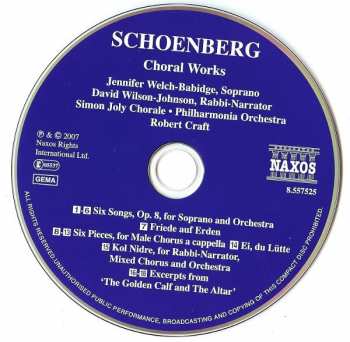 CD Philharmonia Orchestra: Six Songs For Soprano And Orchestra