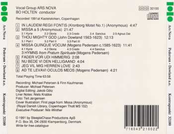 CD Bo Holten: Sacred Music From The Court Of Christian IV
