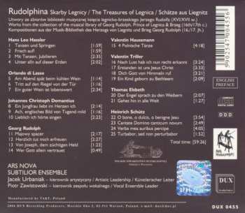 CD Ars Nova: Rudolphina: The Treasures Of Legnica