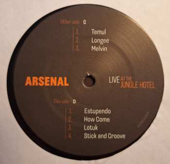 LP Arsenal: Live at The Jungle Hotel - 2LP+CD