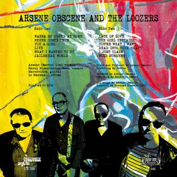 LP Arsene Obscene And The Loozers: Arsene Obscene And The Loozers